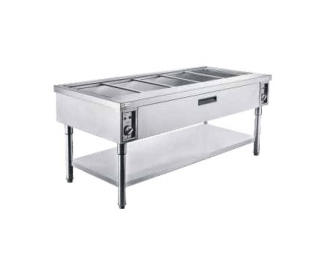 五格保溫售飯臺 尺寸:1800x800x800mm